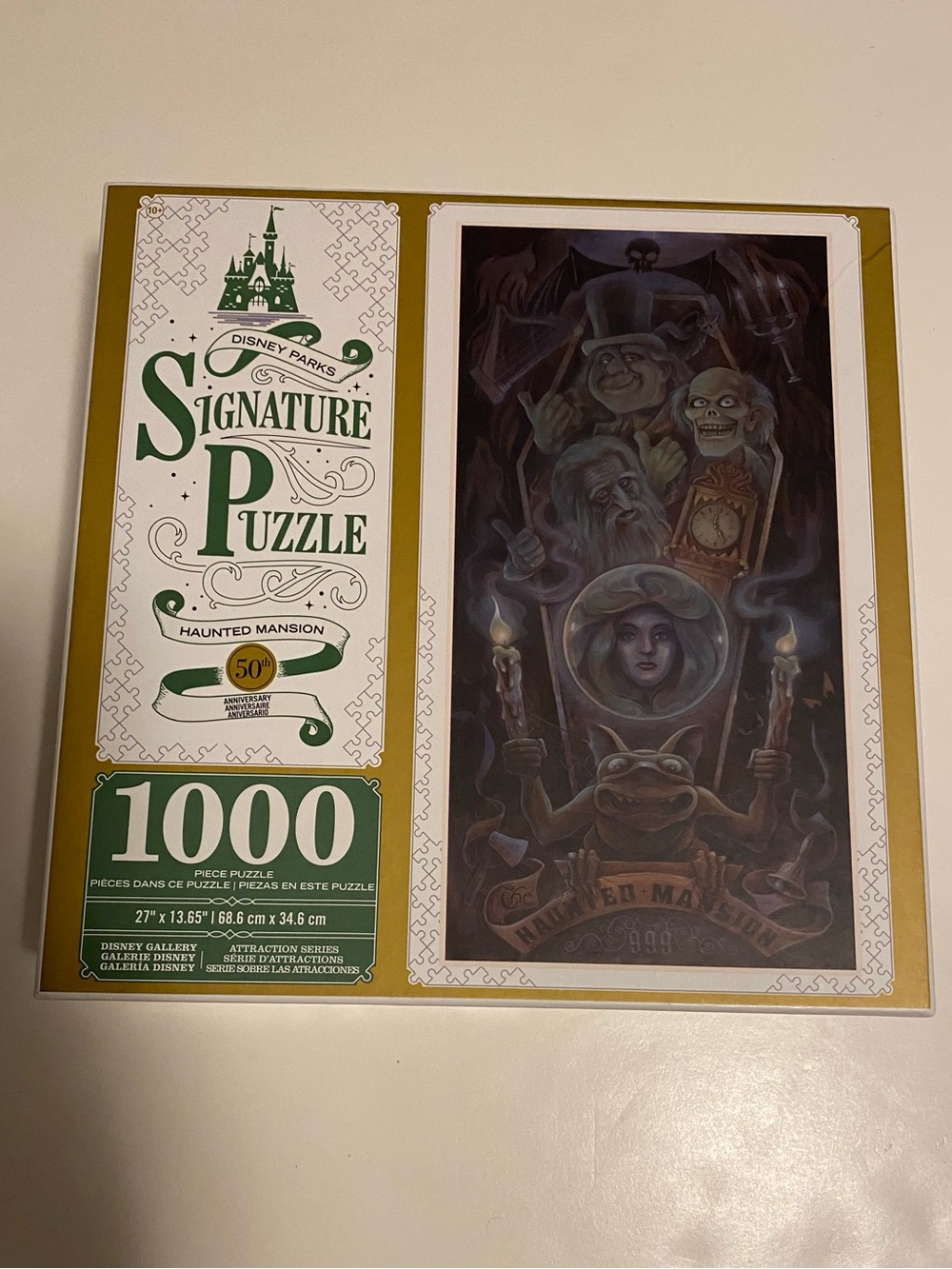 Disney parks signature jigsaw puzzle haunted mansion